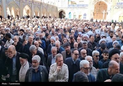 مرد انقلاب و محراب شهرری در حرم عبدالعظیم (ع) آرام گرفت