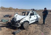 واژگونی تیبا در محور بشرویه – فردوس سه مصدوم برجای گذاشت