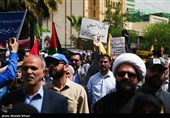 تجمع مردمی در حمایت از مردم مظلوم غزه