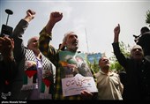 تجمع مردمی در حمایت از مردم مظلوم غزه