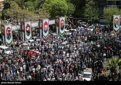 تجمع مردمی در حمایت از مردم مظلوم غزه