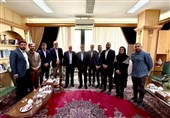 دیدار مسئولان فدراسیون فوتبال با محسن رضایی
