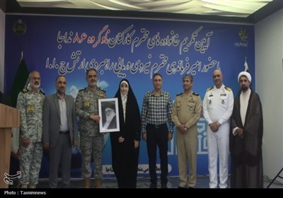 دیدار امیر دریادار ایرانی با خانواده کارکنان ناوگروه رزمی 86