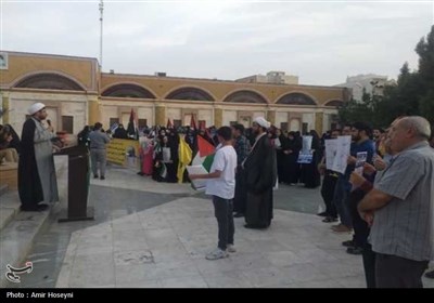 تجمع بوشهری‌ها در محکوم کردن جنایات رژیم صهیونیستی