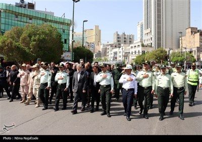 مراسم تشییع پیکر جانباز شهید حبیب ضیایی‌پور