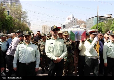 مراسم تشییع پیکر جانباز شهید حبیب ضیایی‌پور