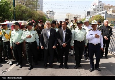 مراسم تشییع پیکر جانباز شهید حبیب ضیایی‌پور