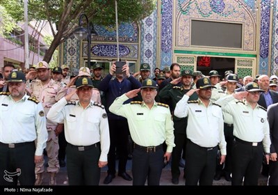 مراسم تشییع پیکر جانباز شهید حبیب ضیایی‌پور