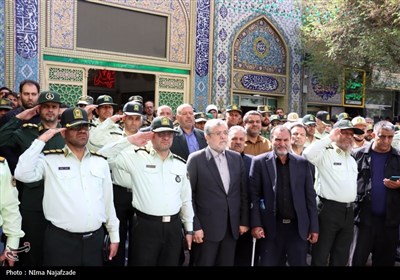 مراسم تشییع پیکر جانباز شهید حبیب ضیایی‌پور