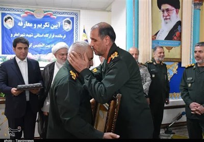 آئین تکریم و معارفه فرمانده سپاه کردستان