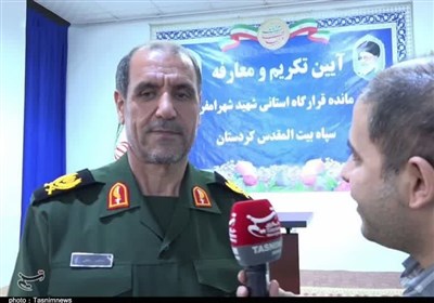 برنامههای فرمانده جدید سپاه کردستان تشریح شد