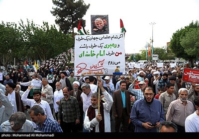 راهپیمایی جمعه خشم در حمایت از مردم مظلوم فلسطین-قم