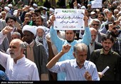 راهپیمایی جمعه خشم در حمایت از مردم مظلوم فلسطین-قم