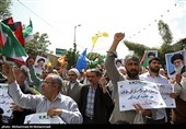 راهپیمایی جمعه خشم در حمایت از مردم مظلوم فلسطین-قم