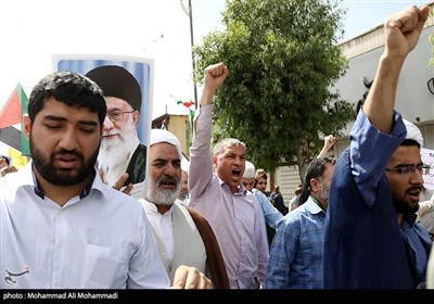 راهپیمایی جمعه خشم در حمایت از مردم مظلوم فلسطین-قم