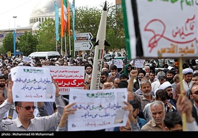 راهپیمایی جمعه خشم در حمایت از مردم مظلوم فلسطین-قم
