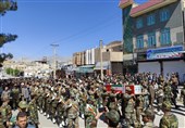 تشییع باشکوه پیکر شهید تازه تفحص شده در بهشهر