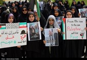 تجمع دانشگاهیان همدان در حمایت از مردم مظلوم غزه+عکس
