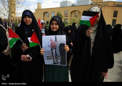 تجمع دانشگاهیان همدان در حمایت از مردم مظلوم غزه