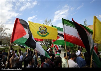 تجمع دانشگاهیان همدان در حمایت از مردم مظلوم غزه