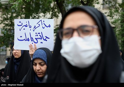 تجمع دانشجویی در دانشگاه امیرکبیر