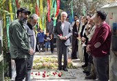 تجدید میثاق هنرمندان بسیجی با آرمانهای شهید آوینی