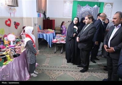 حضور معاون استاندار یزد در جمع دانش آموزان دوره اول ابتدایی