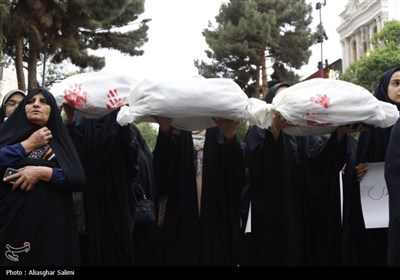 تجمع مردم بجنورد علیه جنایات اسرائیل غاصب
