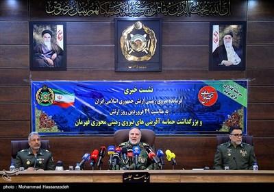 نشست خبری فرمانده نیروی زمینی ارتش