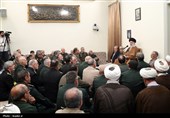 دیدار جمعی از فرماندهان نیروهای مسلح با رهبر معظم انقلاب