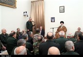 دیدار جمعی از فرماندهان نیروهای مسلح با رهبر معظم انقلاب