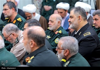 دیدار جمعی از فرماندهان نیروهای مسلح با رهبر معظم انقلاب