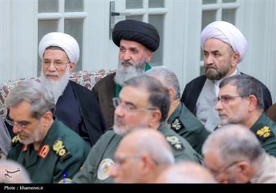 دیدار جمعی از فرماندهان نیروهای مسلح با رهبر معظم انقلاب