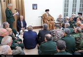 دیدار جمعی از فرماندهان نیروهای مسلح با رهبر معظم انقلاب