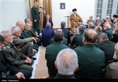 دیدار جمعی از فرماندهان نیروهای مسلح با رهبر معظم انقلاب
