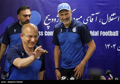 نشست خبری بوژوویچ سرمربی استقلال