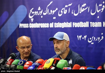 نشست خبری بوژوویچ سرمربی استقلال