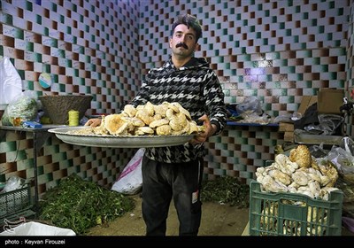 بازار فروش گیاهان بهاری در سنندج