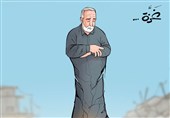 فلسطینی یودع أبناءه الستة الذین ارتقوا بقصف الاحتلال على غزة