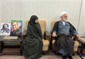دیدار رئیس قوه قضائیه با خانواده شهیدان سرابی + تصاویر