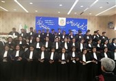 آیین تحلیف کارآموزان وکالت همدان با حضور رئیس دیوان عالی