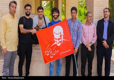 تجمع دانشجویان کاشانی در حمایت از مردم فلسطین