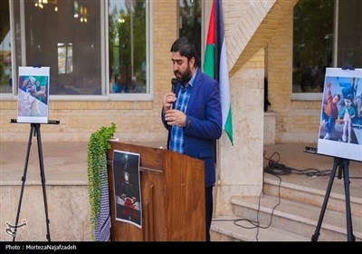 تجمع دانشجویان کاشانی در حمایت از مردم فلسطین