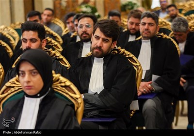 مراسم تحلیف کارآموزان وکالت استان همدان