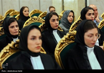 مراسم تحلیف کارآموزان وکالت استان همدان