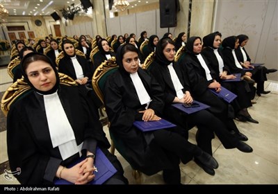 مراسم تحلیف کارآموزان وکالت استان همدان