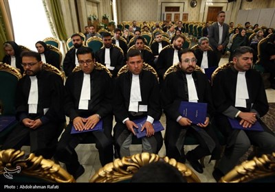 مراسم تحلیف کارآموزان وکالت استان همدان