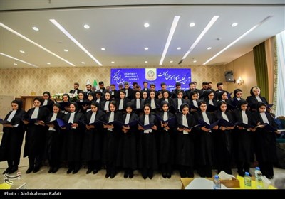 مراسم تحلیف کارآموزان وکالت استان همدان