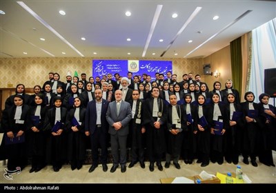 مراسم تحلیف کارآموزان وکالت استان همدان