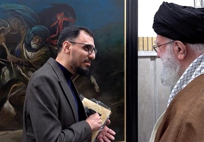 مهر تائید رهبر انقلاب بر نقاشی روح‌الامین درباره حضرت حمزه